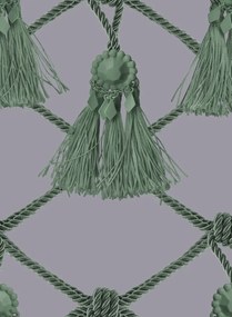 Rebel Walls Carta da parati Tassels - Purple Dreams
