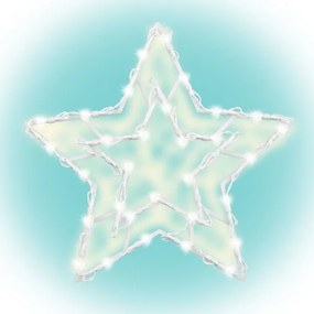 Decorazione di Natale LED per finestre 35xLED/3xAA bianco caldo