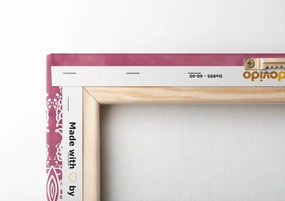 Quadro su tela – Elementi di Mandala floreale