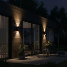 Ideal Lux - Applique da parete per esterni GUN 1xE27/60W/230V 31 cm IP54 marrone