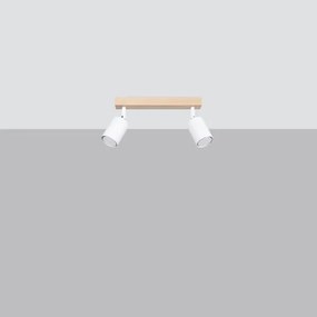 Sollux SL.1286 - Faretto VERDO 2xGU10/10W/230V bianco