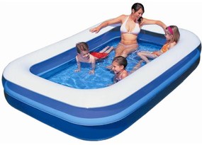Bestway - piscina rettangolare tre tubi gonfiabile 305X183X56H cm.- 54009
