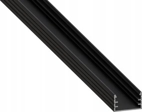 Profilo da incasso per strisce LED 1 m nero/bianco