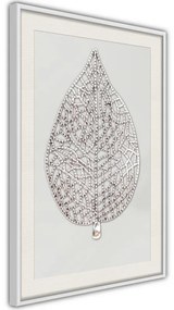 Poster  LeafShaped Pendant  Cornice Quadri Cornice nera con pass-partout, Larghezza x Altezza Home decor 40x60