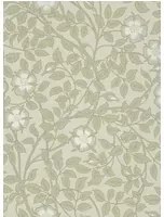 Little Greene Tapete Briar Rose - Green Stone