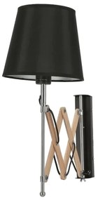 Applique MITO 1xE27/40W/230V nera