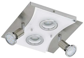 Briloner 3582-042 - Lampada LED da soffitto RIPOSO 2xLED/5W/230V + 2xGU10/3W