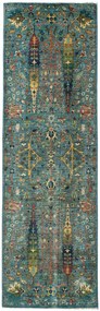 Samarkand Tappeto orientale 80x250 Grigio (Pakistan) Annodato A Mano