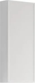 Pensile bagno Pixel Frame laccato opaco bianco, 1 anta apertura da sinistra P 17 x L 30 x H 80 cm