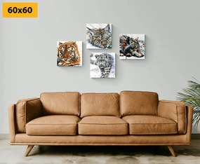 Set di quadri – Animali in splendida versione acquerello