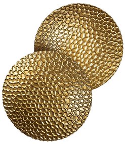 Lampada da parete LED dorata ø 21 cm Yosma – Opviq lights