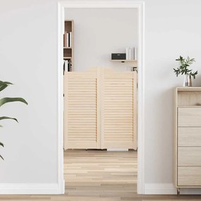 Porte A Battente 2-paio Design A Lamelle 90x80 Cm Legno Di Pino /