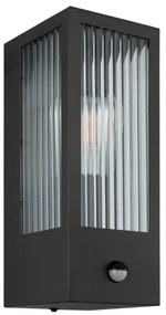 Globo 31980S-Applique da esterno con sensore GUNDULA 1xE27/60W/230V IP44