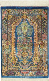 Ghom Tappeto 60x90 (Iran) Annodato A Mano