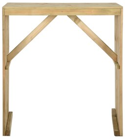 Tavolo da bar 100x60x110 cm in legno di pino impregnato