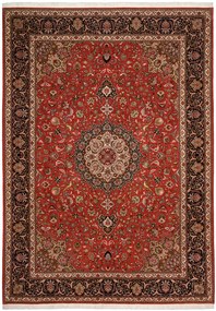 Tabriz Tappeto persiano 350 x 250 Rosa (Iran) Annodato A Mano