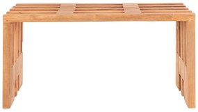 Panchina da giardino in legno di teak , 90 x 30 cm Benidorm - House Nordic