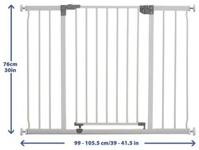 Dreambaby - Barriera di sicurezza LIBERTY 99-105,5 cm