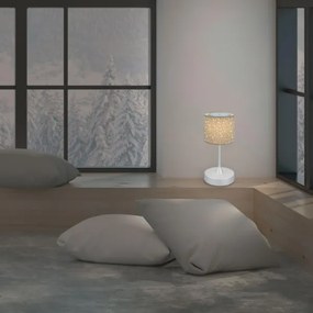 Brilo - Lampada da tavolo ricaricabile dimmerabile LOLE LED/3W/5V IP44 argento