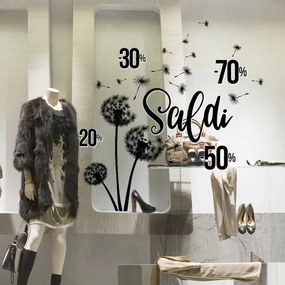 Saldi soffione | Vetrofania