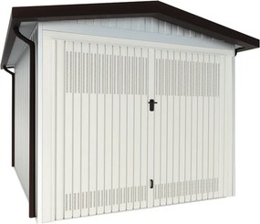 Garage acciaio Newport SAPIL, con porta basculante 12.79 m², Sp 40 mm