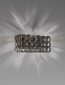Giogali applique a parete 2 cristallo nickel nero e bronzo opaco 2 ...