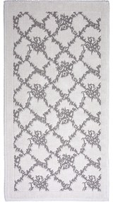 Tappeto in cotone grigio e beige , 80 x 150 cm Sarmasik - Vitaus