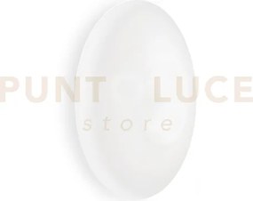 Glory plafoniera in vetro bianco 5 luci attacco e27 d.60cm