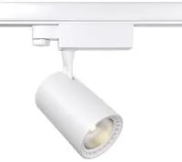 Faretto Per Binario Moderno Vuoro 10W Alluminio Bianco 1 Luce Calda