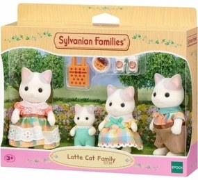 Accessori per Casa delle Bambole Sylvanian Families 5738 Latte Cat Family