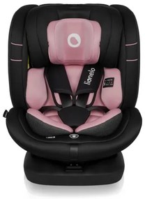 Lionelo - Seggiolino auto con base girevole BASTIAAN i-Size 40-150 cm Rosa