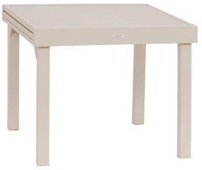 Tavolo da giardino allungabile 90 180x90x75,5 cm - Piazza argilla