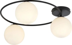 Lampada da soffitto in acciaio SOPRA 3 da interno 3xE14