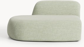 Chaise lounge in bouclé Wolke
