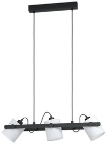 Eglo 43426 - Lampadario a sospensione con filo HORNWOOD 1 3xE27/28W/230V