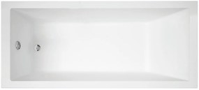 Vasca rettangolare Amea bianco 70 x 160 cm