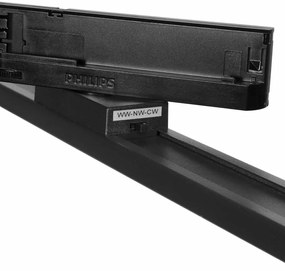Lampada LED Lineare 34W,binario Trifase,60cm 90° con driver Philips Colore Bianco Variabile CCT