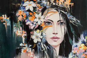 Carta da parati – Dipinto originale di donna