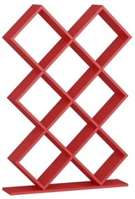 Libreria KUMSAL 129x90 cm rossa