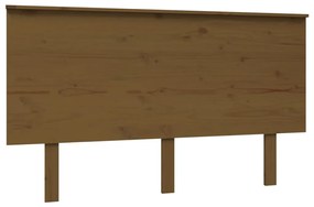 Testiera per letto miele 139x6x82,5cm in legno massello di pino