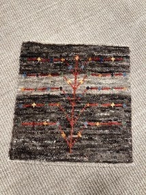 Gabbeh Tappeto persiano 40x40 Marrone (Iran) Annodato A Mano