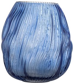 Vaso in vetro blu Leyla - Bloomingville