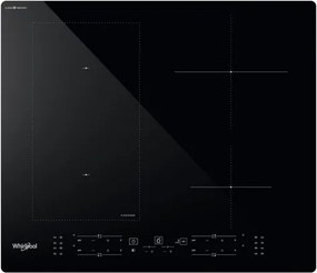 Piano cottura induzione 4 zone WLB4060CPNE WHIRLPOOL nero