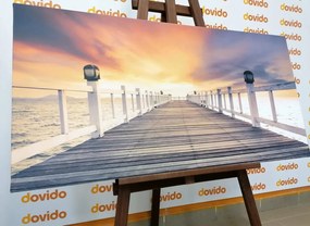 Quadro su tela – Vecchio molo di legno