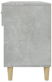 Scarpiera Grigio Cemento 102x35x55 cm in Legno Multistrato