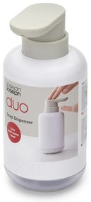 Dispenser di sapone in plastica bianca 300 ml Duo - Joseph Joseph