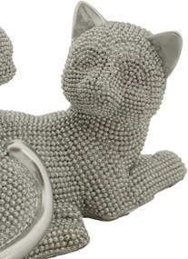 Gatto Sparky Con Cucciolo Cm 19X9X13