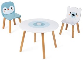 Janod - Set tavolo e sedie in legno