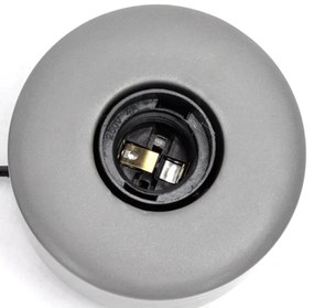 Aigostar - Lampada da tavolo 1xE27/60W/230V grigio