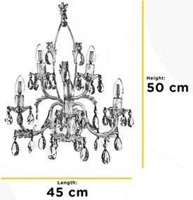 ONLI - Applique TERESA 5xE14/6W/230V bianco